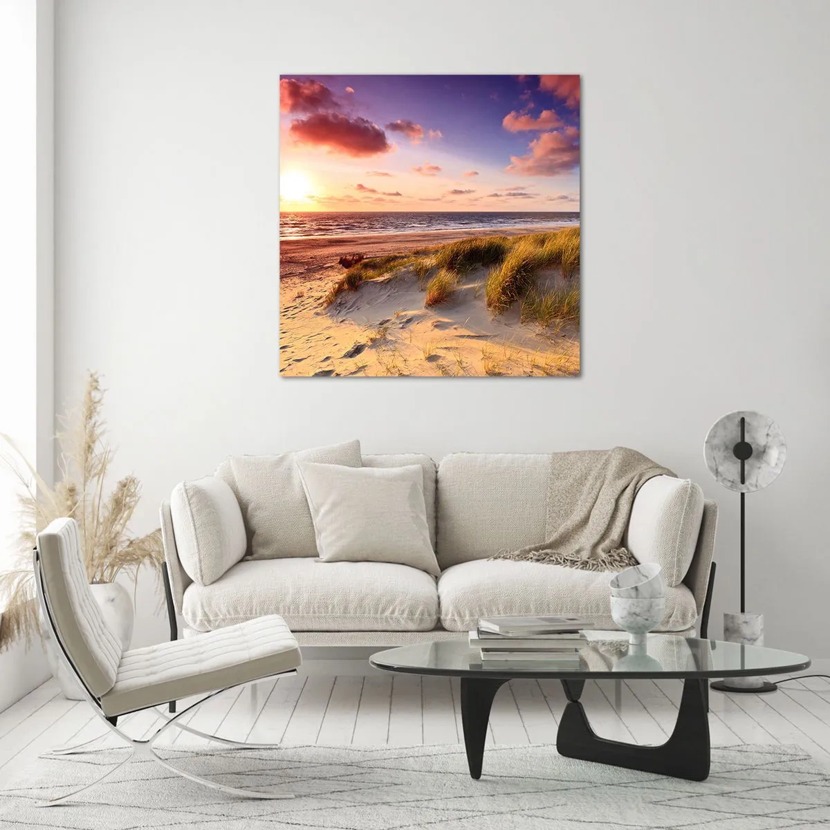 Glasbild - Bild auf glas - Die Luft riecht schon im Sommer - 60x60 cm