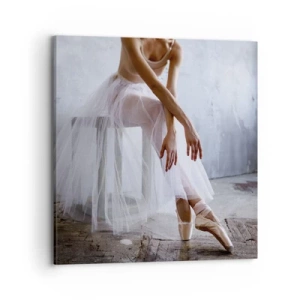 Bild auf Leinwand - Leinwandbild - Bevor die Rampe leuchtet - 70x70 cm