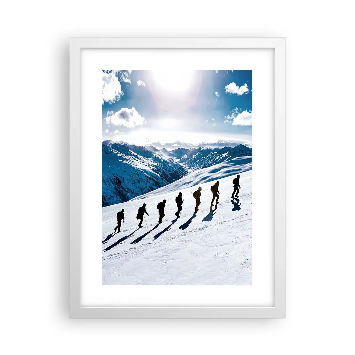 Poster in einem weißen Rahmen - Das Team der Eroberer - 30x40 cm