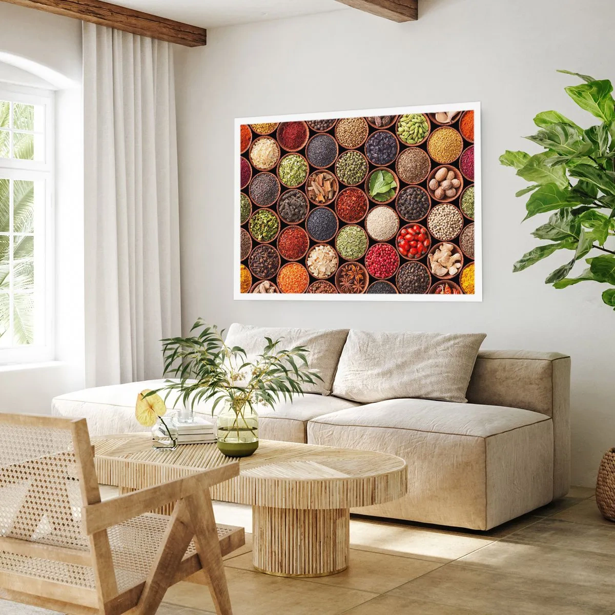 Poster - Alle Aromen der Welt - 50x40 cm