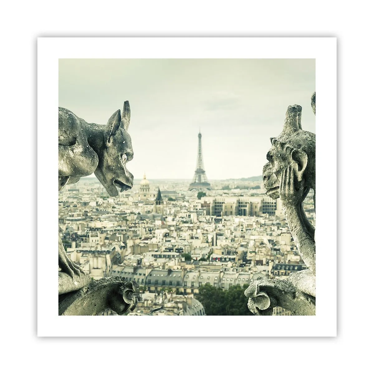 Poster - Pariser Plaudern - 50x50 cm