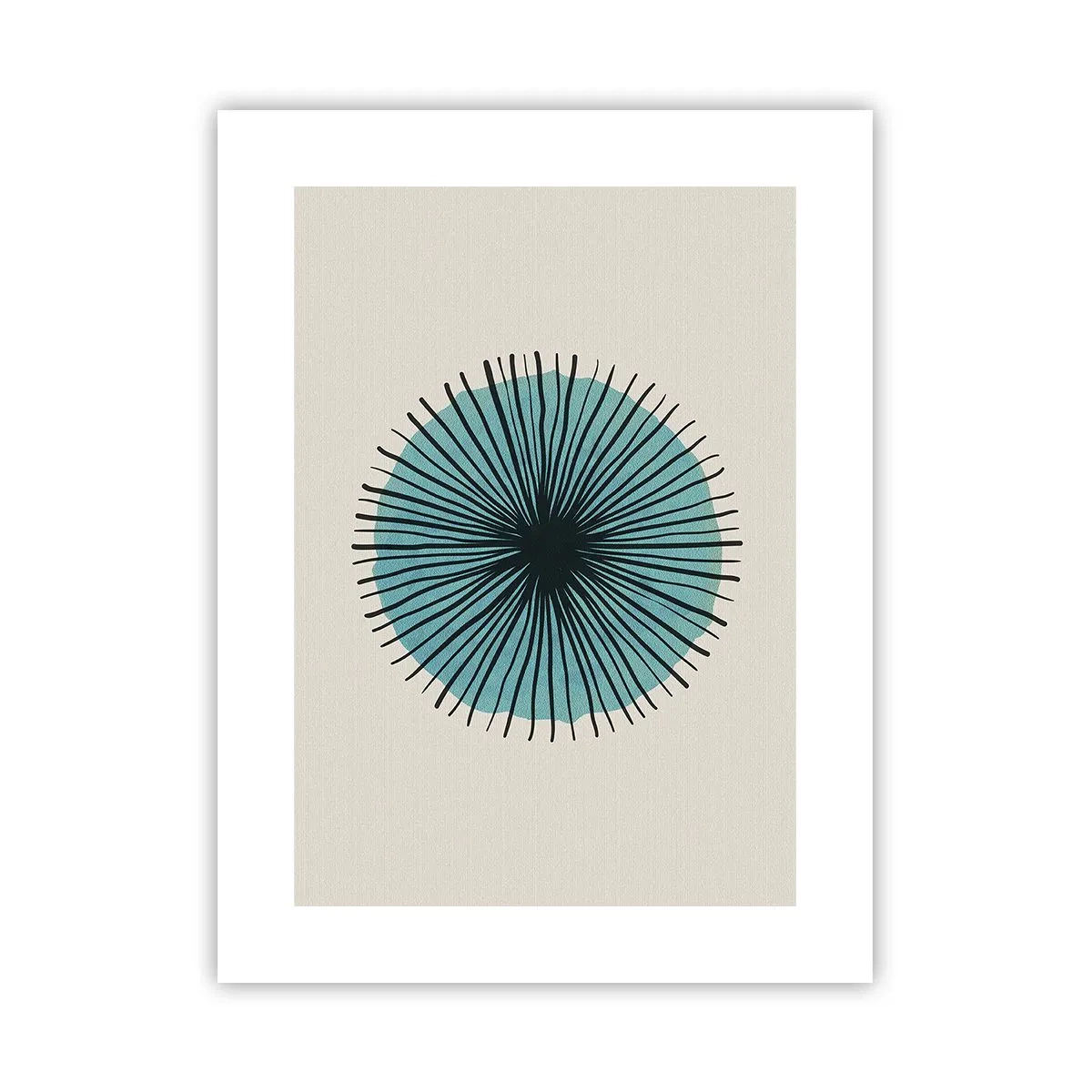 Poster - Strahlend im Blau - 30x40 cm