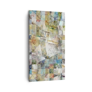 Bild auf Leinwand - Leinwandbild - Geometrische Mischung - 45x80 cm