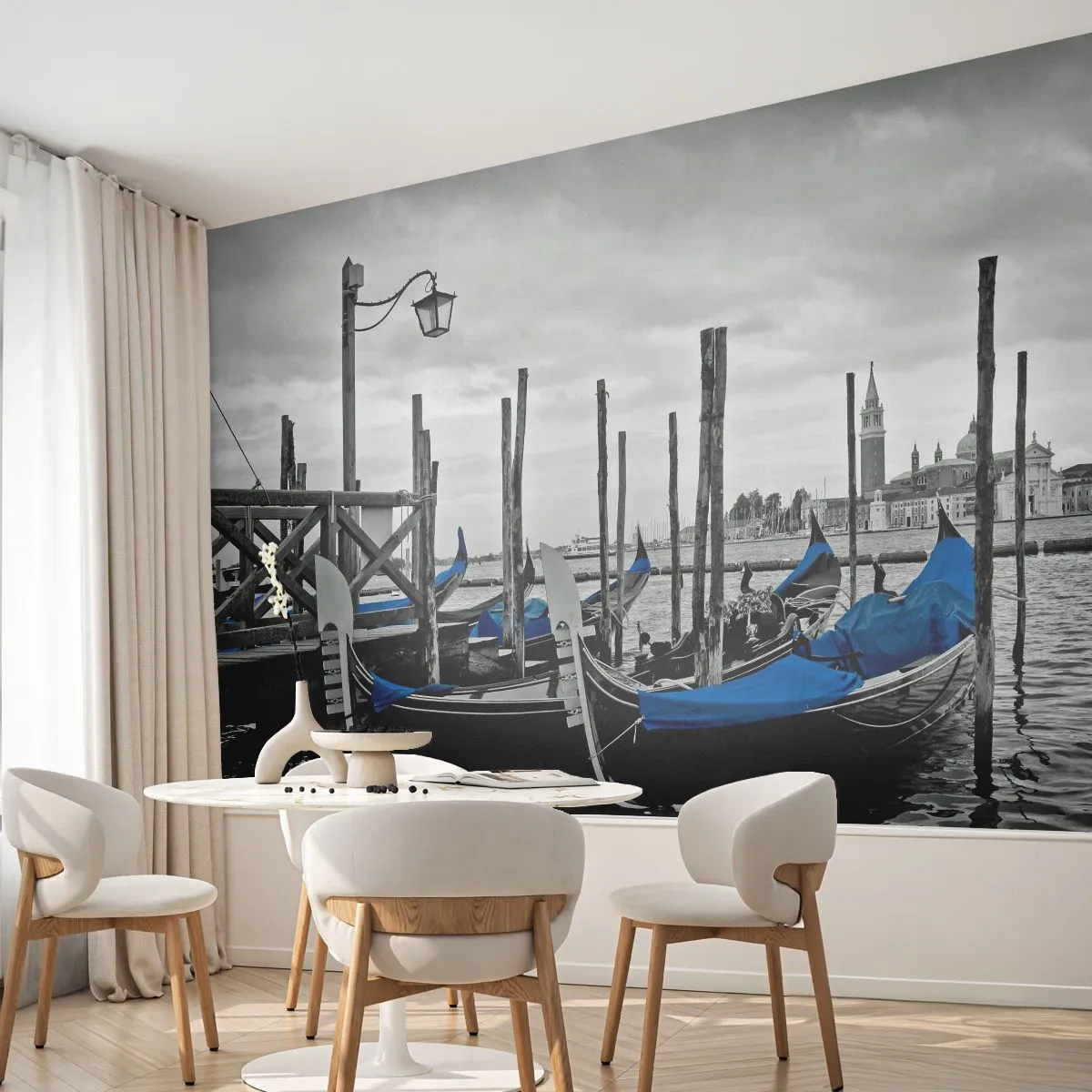 Fototapete Premium Canvas - Nachdenkliches Venedig - Stadt, Venedig, Italien - 250x175 cm