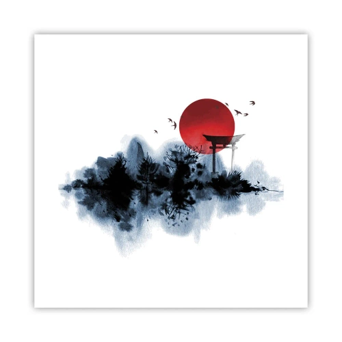 Poster - Japanische Sicht - 40x40 cm