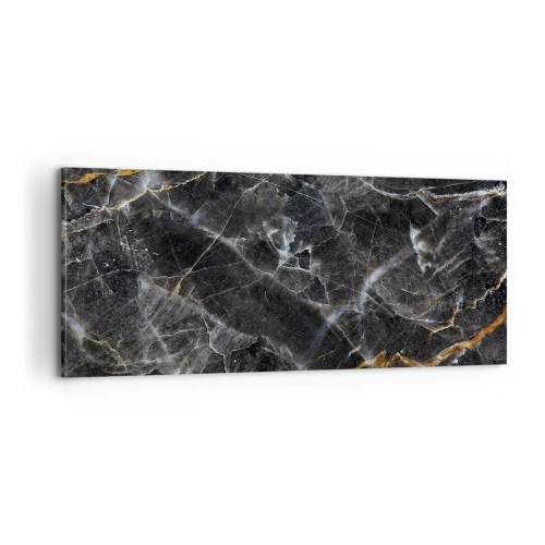 Bild auf Leinwand - Leinwandbild - Das Innenleben des Steins - 100x40 cm