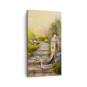 Bild auf Leinwand - Leinwandbild - In voller Blüte - 45x80 cm
