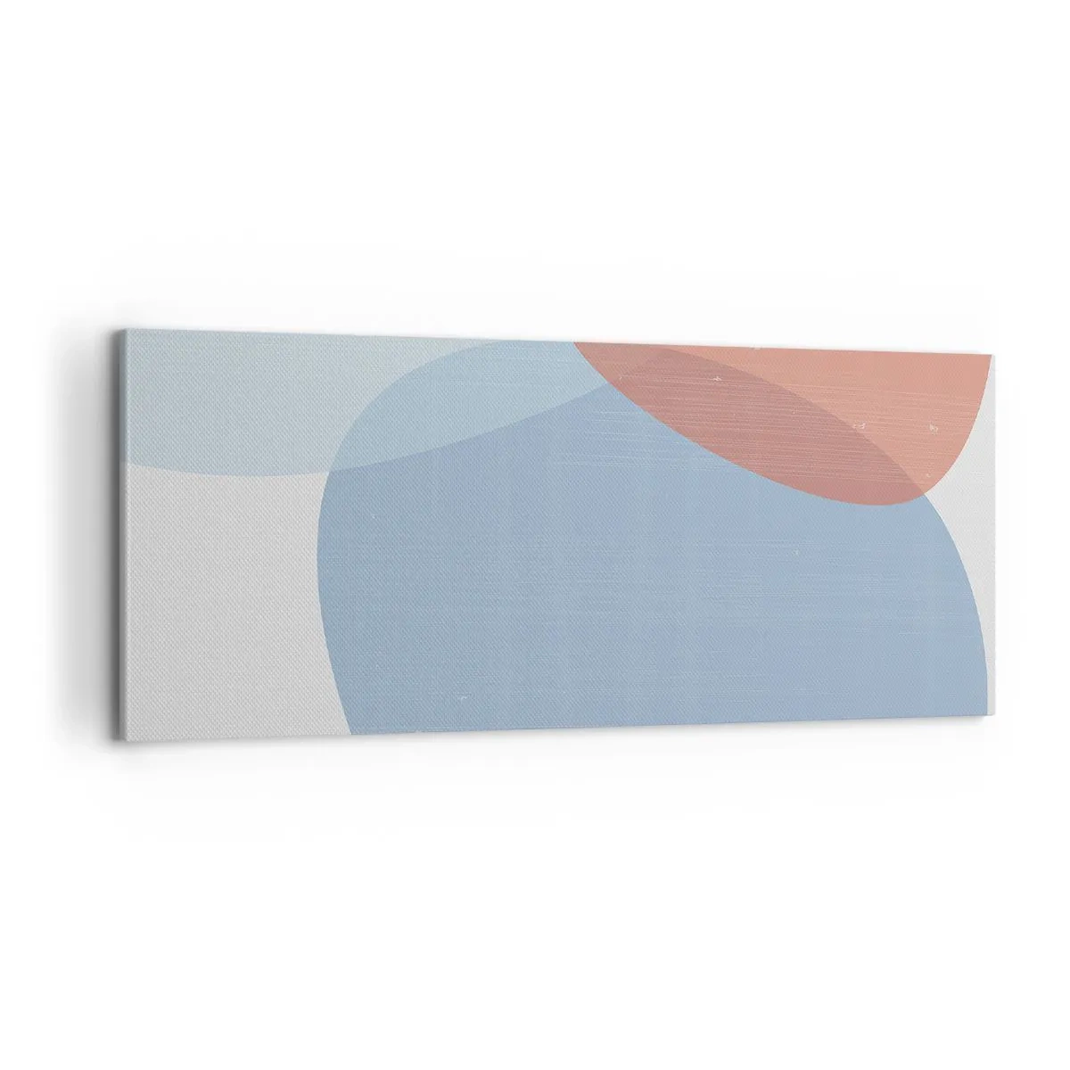 Bild auf Leinwand - Leinwandbild - Pastellbeziehungen - 100x40 cm