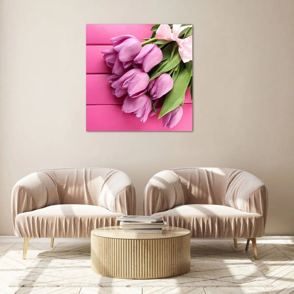 Glasbild - Bild auf glas - Nur für dich - 60x60 cm