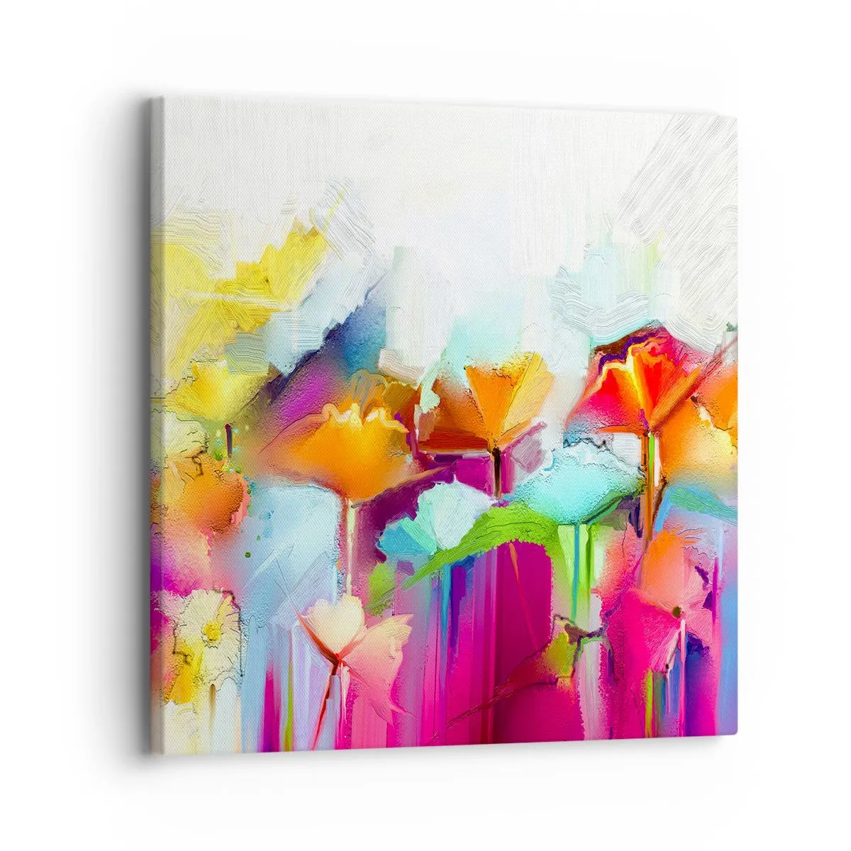 Bild auf Leinwand - Leinwandbild - Der Regenbogen ist aufgeblüht - 30x30 cm