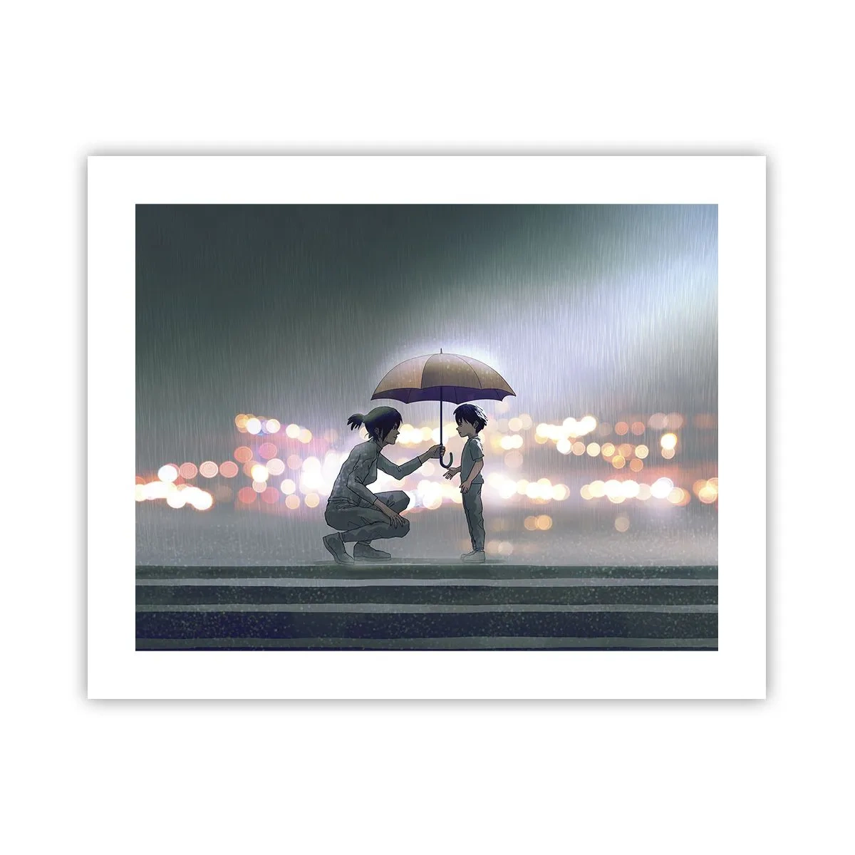 Poster - Und jetzt ist alles in Ordnung - 50x40 cm