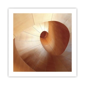 Poster - Architektonische Serpentine - 50x50 cm