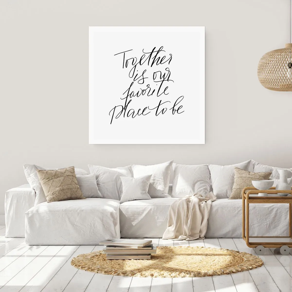 Poster - Fühlst du das auch? - 50x50 cm