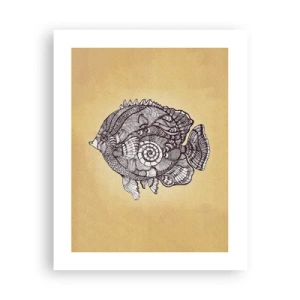 Poster - Aus dem Ozean der Ornamente - 40x50 cm