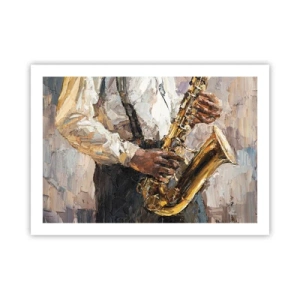 Poster - Zeit fürs Solo - 70x50 cm