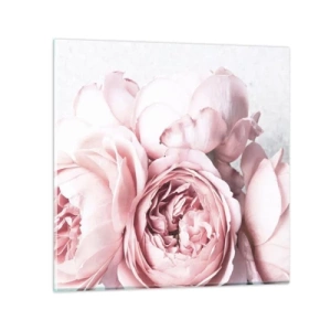 Glasbild - Bild auf glas - Für Romantiker - 30x30 cm