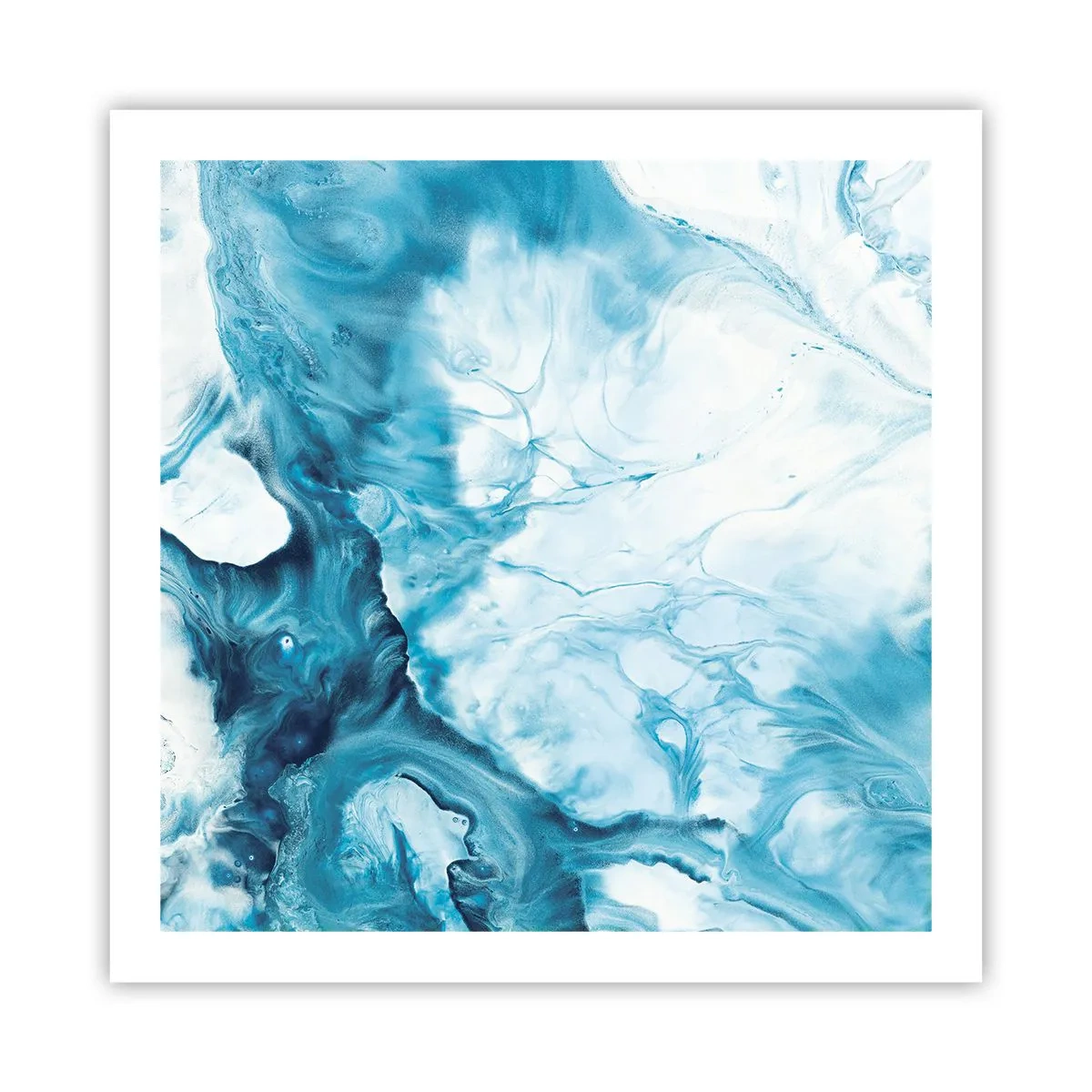 Poster - Blaues Konzert - 60x60 cm