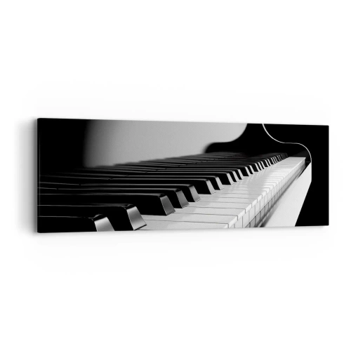 Bild auf Leinwand - Leinwandbild - Harmonie von Formen und Farben - 90x30 cm