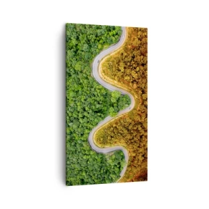 Bild auf Leinwand - Leinwandbild - Grenzen und Durchbrüche - 45x80 cm