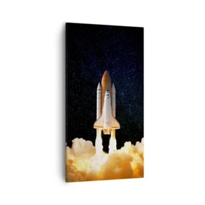 Bild auf Leinwand - Leinwandbild - Ad Astra! - 55x100 cm