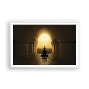 Poster in einem weißen Rahmen - Vollkommene Harmonie - 91x61 cm