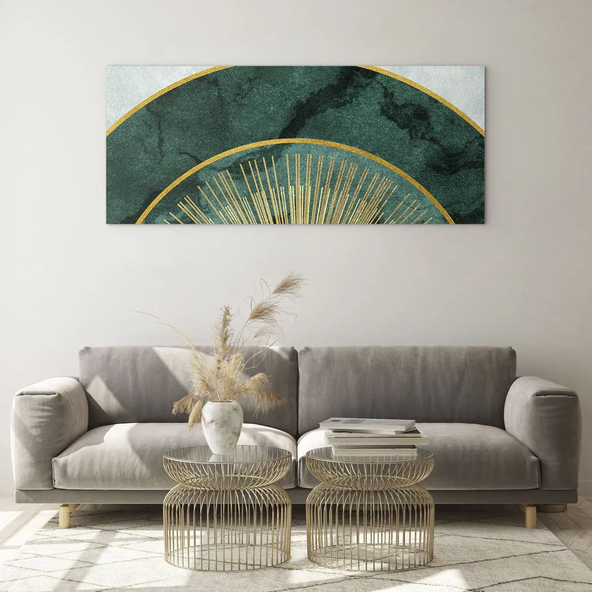 Glasbild - Bild auf glas - Anderes Sonnensystem - 100x40 cm