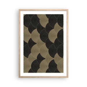 Poster in einem Rahmen aus heller Eiche - Einheit in der Vielfalt - 50x70 cm