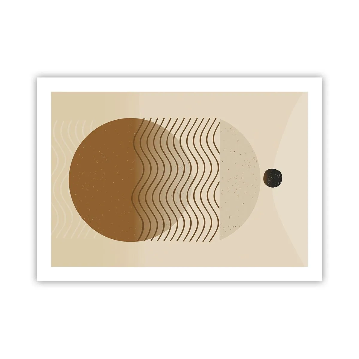 Poster - Zur Entstehung geometrischer Figuren - 70x50 cm