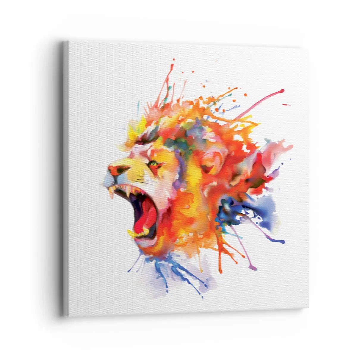 Bild auf Leinwand - Leinwandbild - Um vor Wut zu explodieren - 30x30 cm