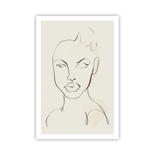 Poster - Umriss der Sinnlichkeit - 61x91 cm