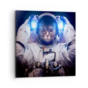 Bild auf Leinwand - Leinwandbild - Houston, du hast ein Problem - 70x70 cm