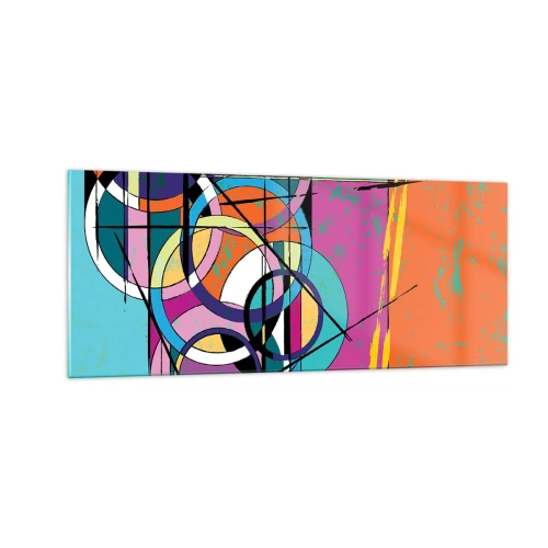 Glasbild - Bild auf glas - Rad für Rad - 100x40 cm