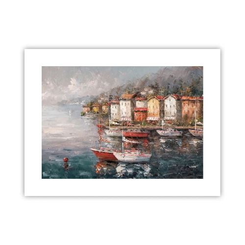 Poster - Romantische Oase - 40x30 cm