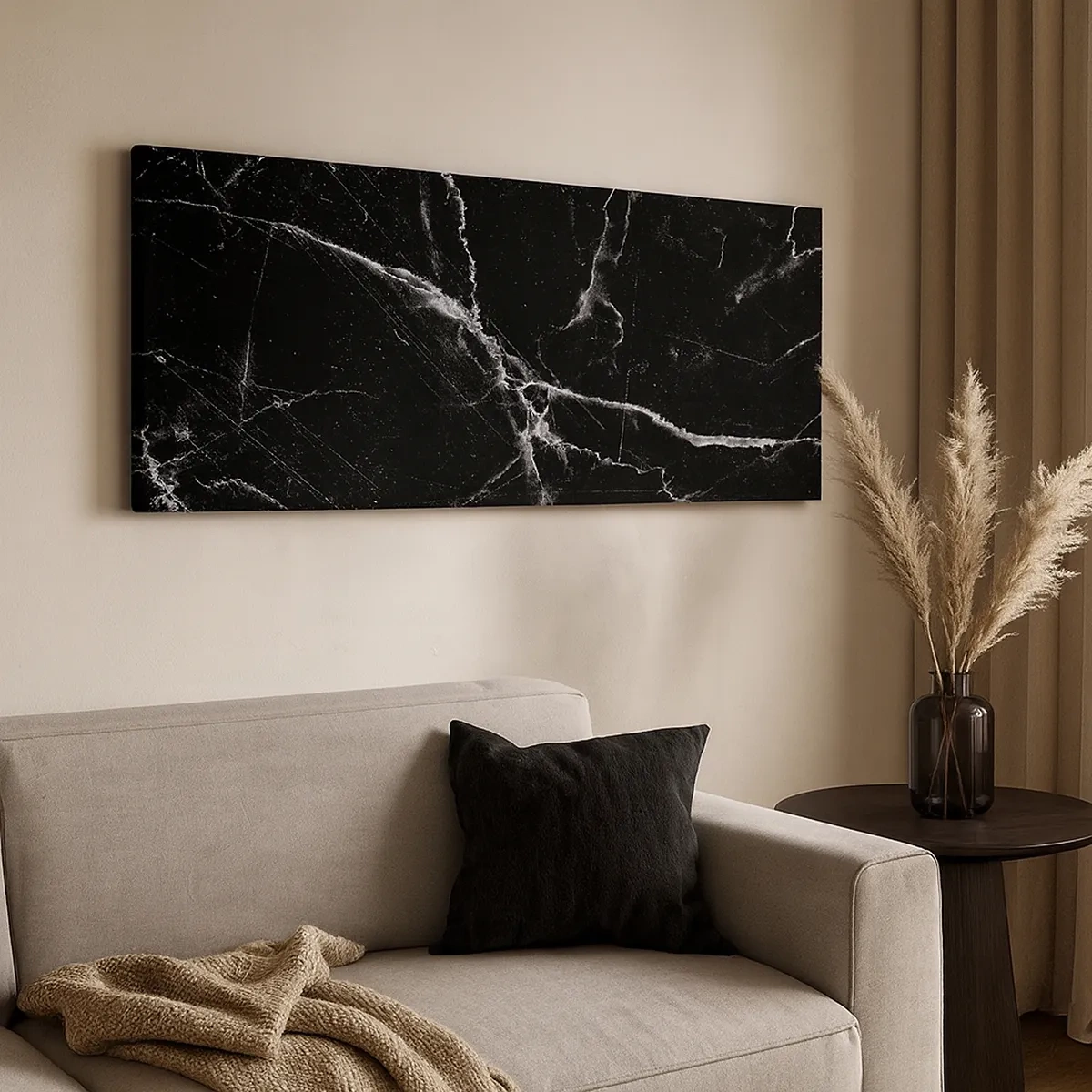 Bild auf Leinwand - Leinwandbild - Geheimleben des Steins - 30x30 cm