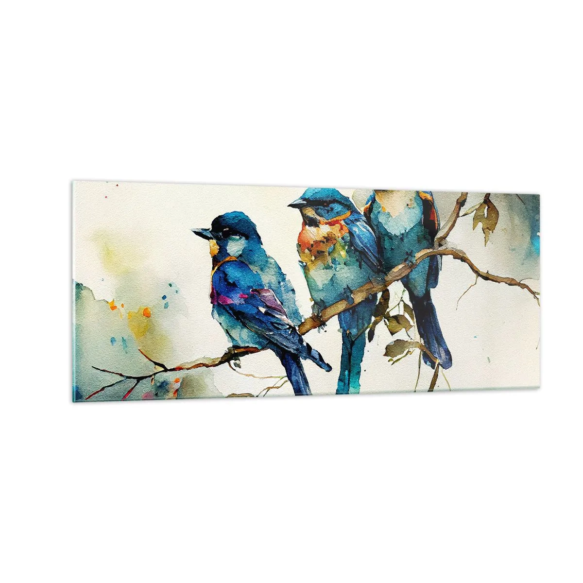 Glasbild - Bild auf glas - War er beleidigt? - 100x40 cm