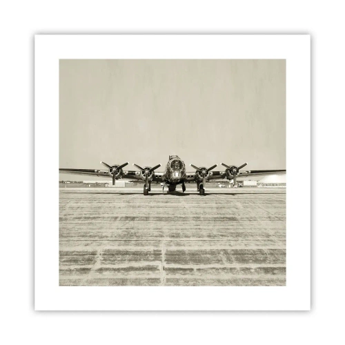 Poster - Wie immer bereit - 40x40 cm