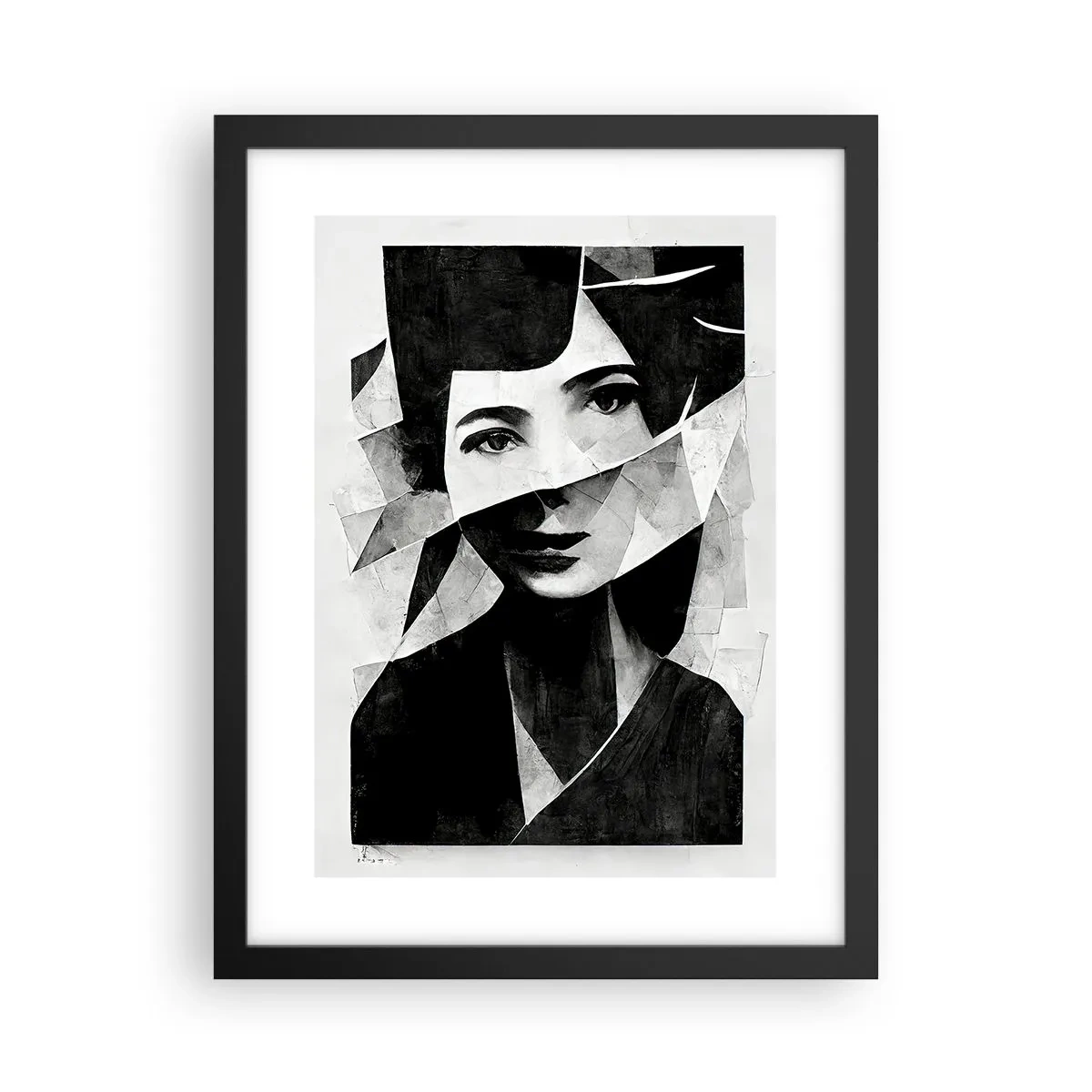 Poster in einem schwarzem Rahmen - So, wie du wirklich bist… - 30x40 cm