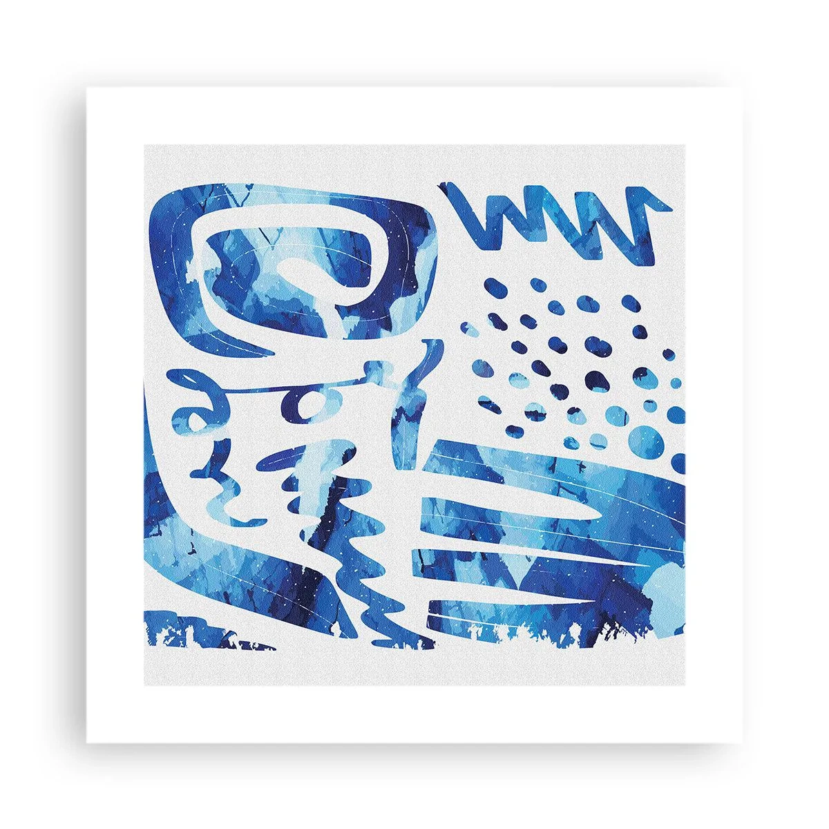 Poster - Zurück zu den Wurzeln - 40x40 cm