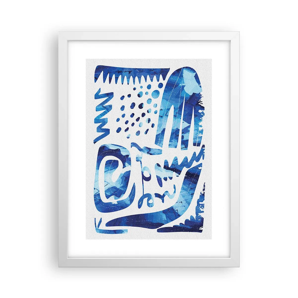 Poster in einem weißen Rahmen - Zurück zu den Wurzeln - 30x40 cm