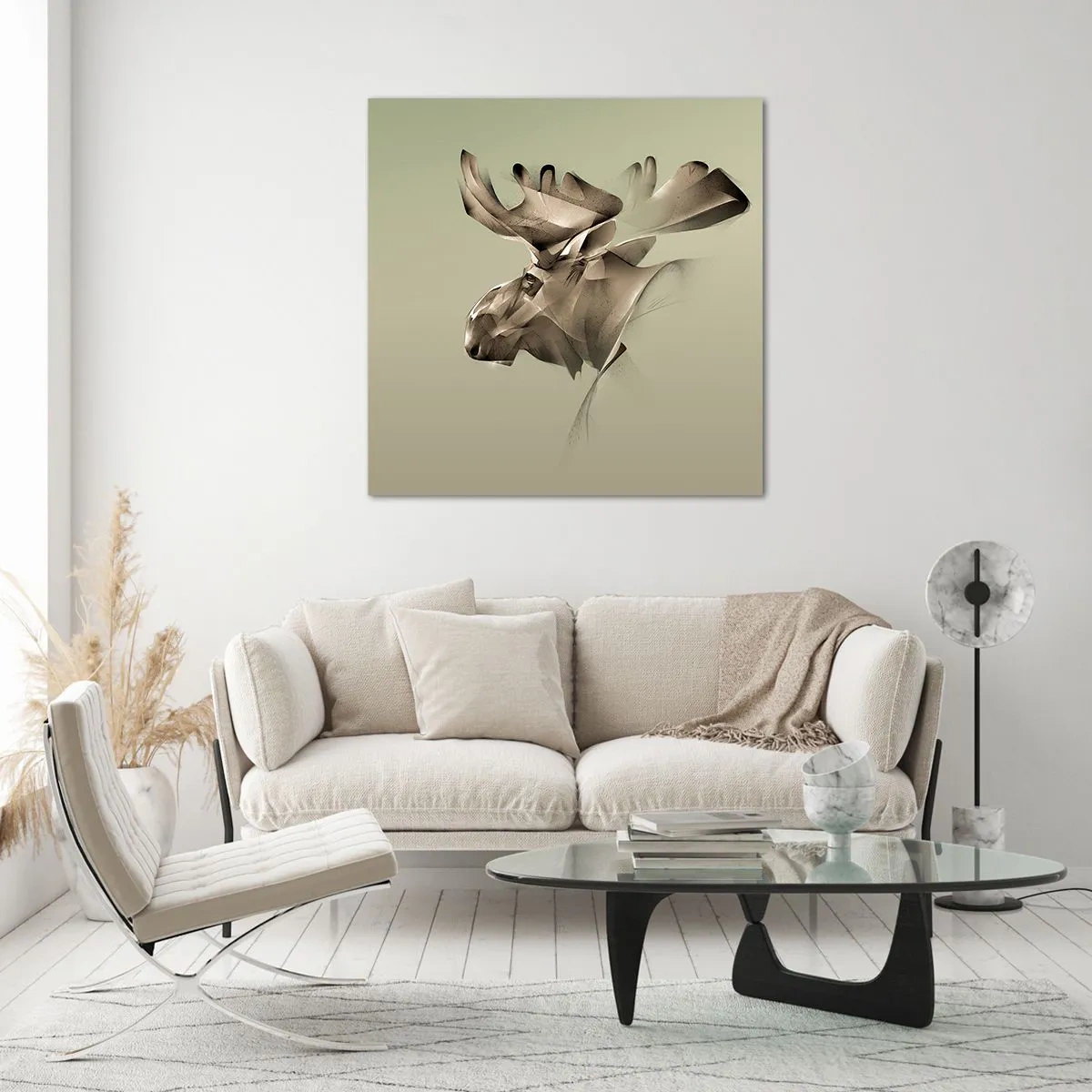 Glasbild - Bild auf glas - Die sanfte Kraft des Friedens - 70x70 cm