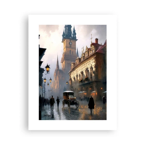Poster - Charme eines Prager Abends - 30x40 cm
