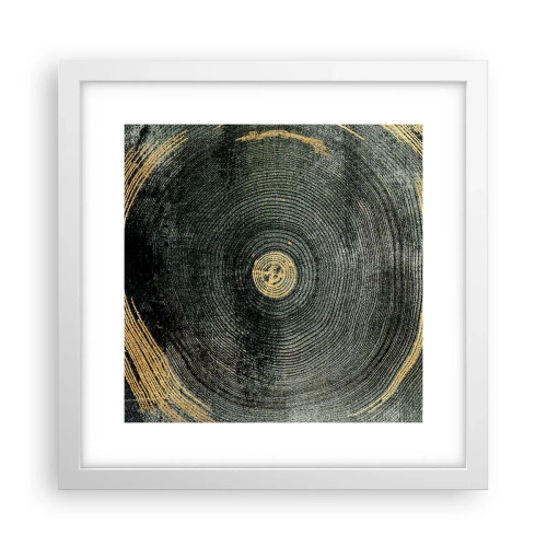 Poster in einem weißen Rahmen - Veränderung und Beständigkeit - 30x30 cm