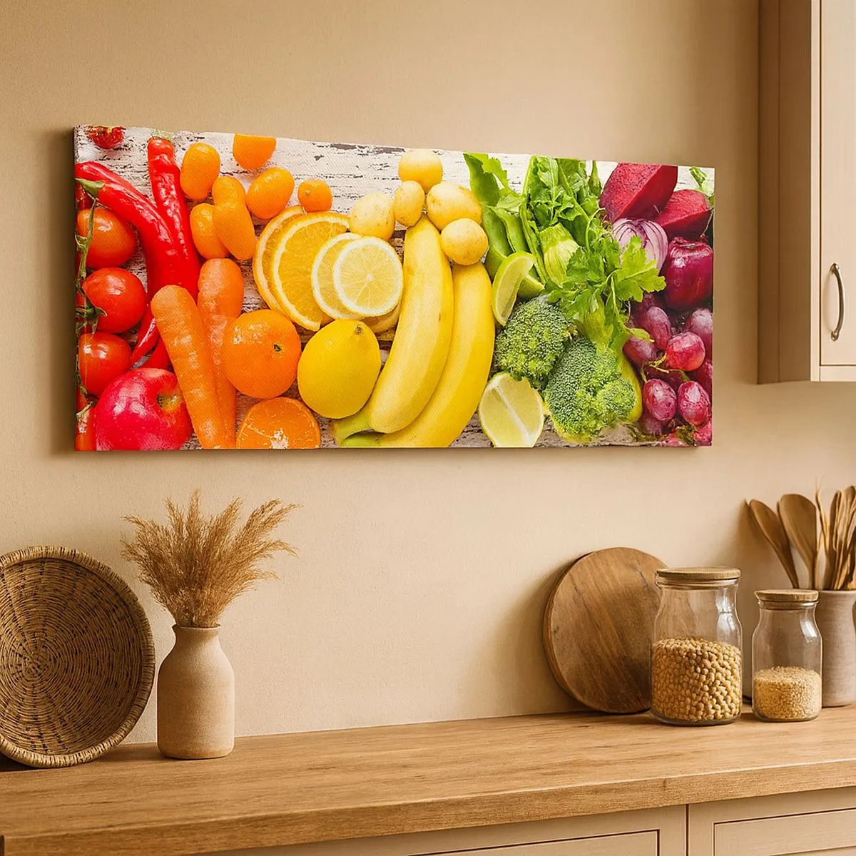 Bild auf Leinwand - Leinwandbild - Es ist nicht genug? - 100x40 cm