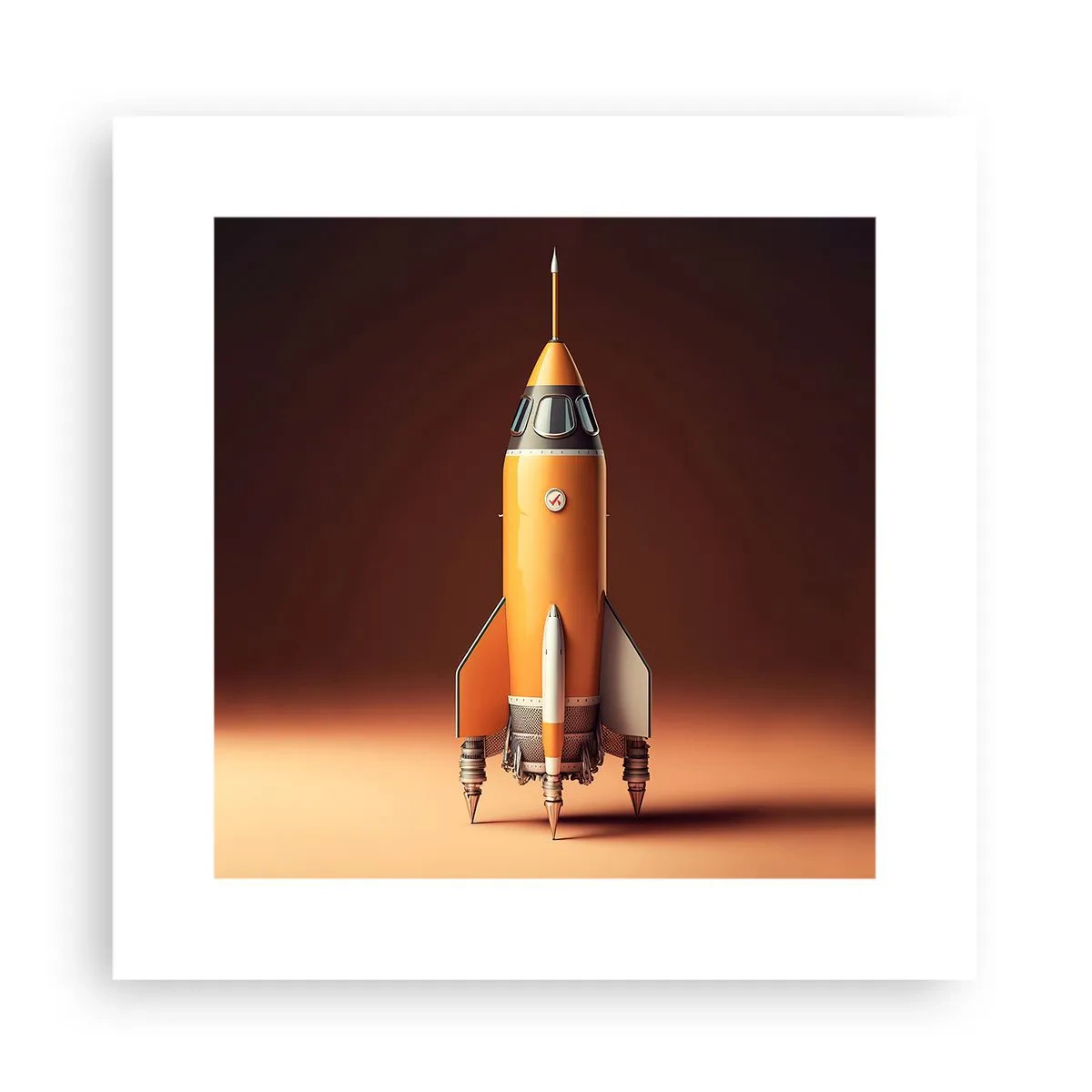 Poster - Es beginnt mit einem Traum - 30x30 cm