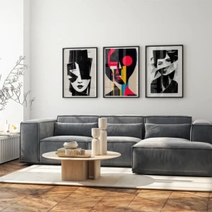 Cubist self-portraits - Inspiration für das Wohnzimmer