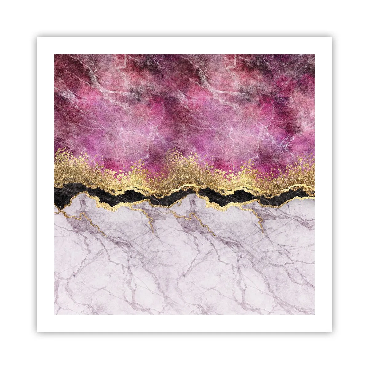 Poster - An der Grenze - 60x60 cm