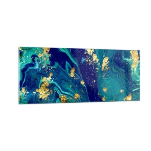 Glasbild - Bild auf glas - Die Blütenblätter der Sonne - 100x40 cm