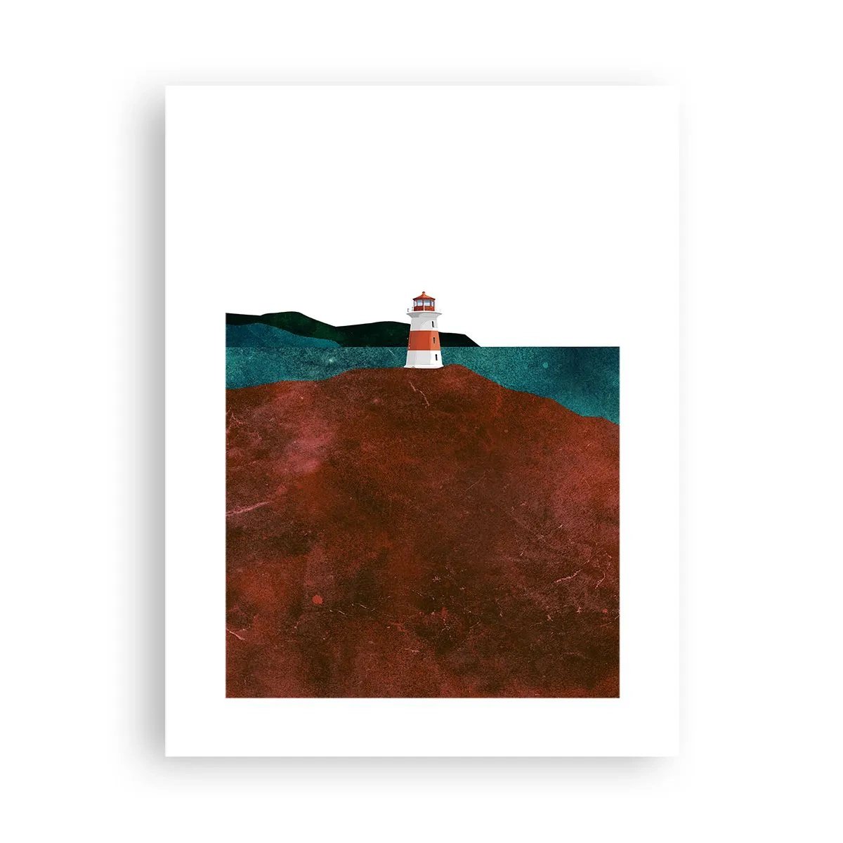 Poster - Aufs Meer starren - 30x40 cm
