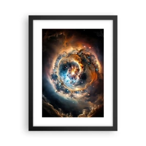 Poster in einem schwarzem Rahmen - Anfang - 30x40 cm