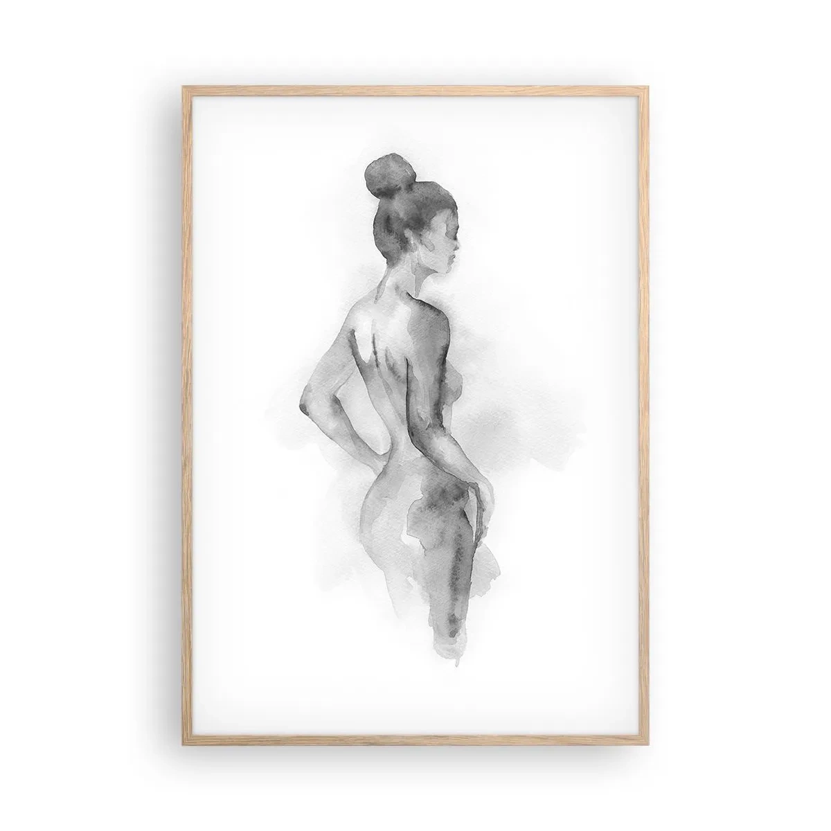 Poster in einem Rahmen aus heller Eiche - Schön wie ein Gemälde - 70x100 cm